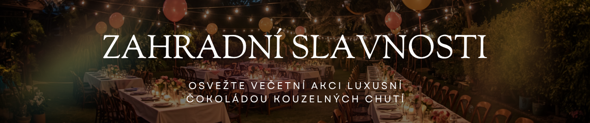 Ozdobte svou letní párty s luxusní čokoládou